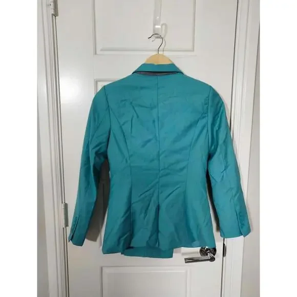 Kelyaa Business Suits for women Size xs green 2 Piece W303 - Picture 2 of 3
